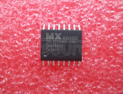 MX25L3205AMI-20G 32M-BIT  [x 1]  CMOS   SERIAL   eLiteFlashTM   MEMORY