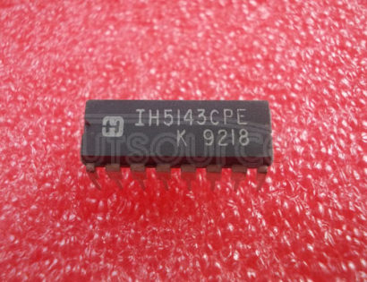 IH5143CPE 2 Circuit IC Switch 2:1 100 Ohm 16-PDIP