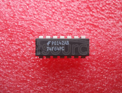 74F64PC AND/OR/INVERT Gate Configurable 1 Circuit 11 Input (4, 2, 3, 2) Input 14-PDIP