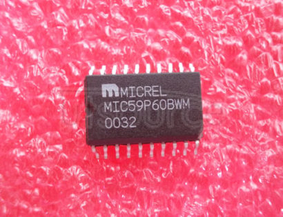 MIC59P60BWM MIC59P60BWM  MOSFET/Bridge Driver PMIC  non-inverting  5V ~ 12V    SOICW-20L  marking MIC59P60BWM 8-Bit Serial-Input Protected Latched Driver