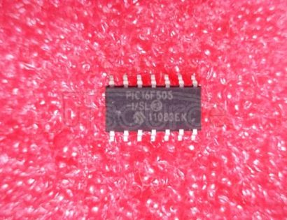 PIC16F505-I/SL PIC PIC? 16F Microcontroller IC 8-Bit 20MHz 1.5KB (1K x 12) FLASH 14-SOIC