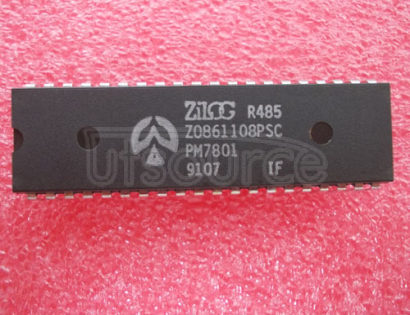 Z0861108PSC Full-duplex   UART   and   two   programmable   8-bit   counter/timers,   each   with  a  6-bit