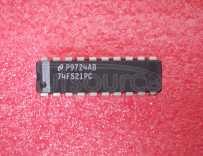 74F521PC 8-Bit Identity Comparator<br/> Package: DIP<br/> No of Pins: 20<br/> Container: Rail