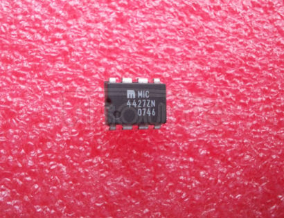 MIC4427ZN MOSFET Driver IC<br/> MOSFET Driver Type:Dual Drivers, Low Side Non-Inverting<br/> Peak Output High Current, Ioh:1.5A<br/> Rise Time:18ns<br/> Fall Time:15ns<br/> Load Capacitance:1000pF<br/> Package/Case:8-DIP<br/> Number of Drivers:2<br/> Supply Voltage Max:18V