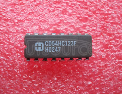CD54HC123F High-Speed CMOS Logic Dual Retriggerable Monostable Multivibrators with Resets