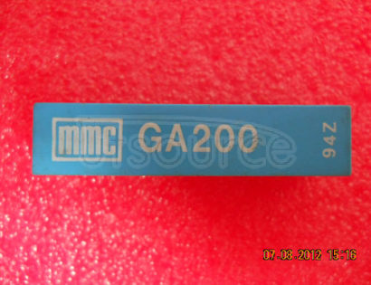 GA200 Silicon Controlled Rectifier<br/> Package: TO-18<br/> IT Av A: 0.2<br/> VTM V: 1.5<br/> IH mA: 5<br/> VGT V: 0.75<br/> IGT &#181<br/>A: 200<br/> tq nsec: 2000<br/> Vrrm V: 60<br/> tpgon &#181<br/>sec: 0.05<br/>