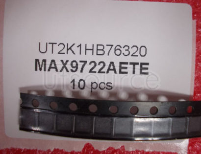 MAX9722AETE+T IC AMP CLSS AB STER 130MW 16TQFN