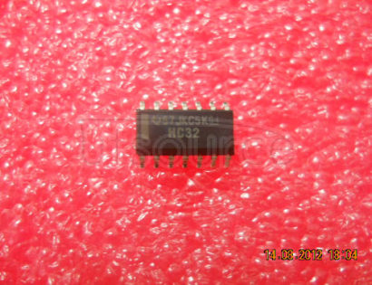 74HC32M Quad OR Gate<br/> Package: SOIC 14 LEAD<br/> No of Pins: 14<br/> Container: Tape and Reel<br/> Qty per Container: 2500