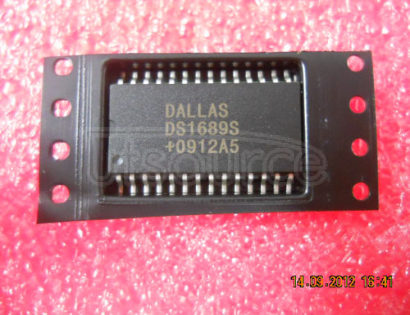 DS1689S 3-Volt/5-Volt Serialized Real-Time Clock with NV RAM Control