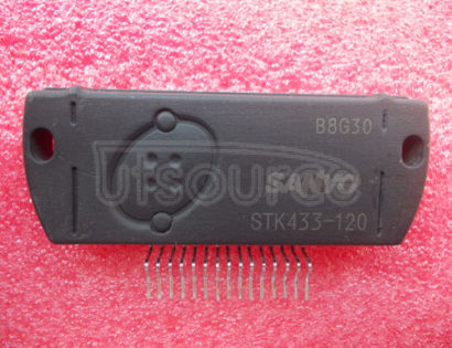 STK433-120 Thick-Film   Hybrid  IC  2-channel   class  AB  audio   power   IC,   120W+120W