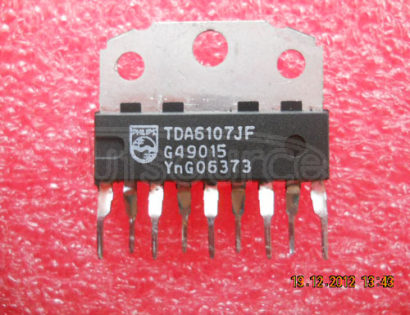 TDA6107JF Triple video output amplifier