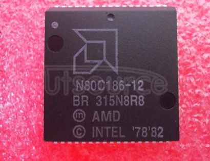 N80C186-12 CMOS   High-Integration   16-Bit   Microprocessors