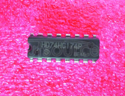 HD74HC174P FLIP-FLOP|HEX|D TYPE|HC-CMOS|DIP|16PIN|PLASTIC