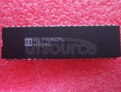 ICL7106CPL 3 1/_2 Digit, Lcd/led Display, A/D Converters