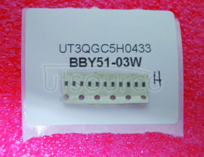 BBY51-03W Silicon Tuning Diode High Q hyperabrupt tuning diode Designed for low tuning voltage operation