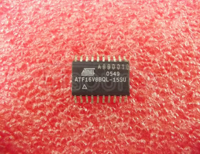 ATF16V8BQL-15SU 15NS, SOIC, IND TEMP, GREENEPLD ATF16V8BQL-15SU 15NS, SOIC, IND TEMP, GREENEPLD