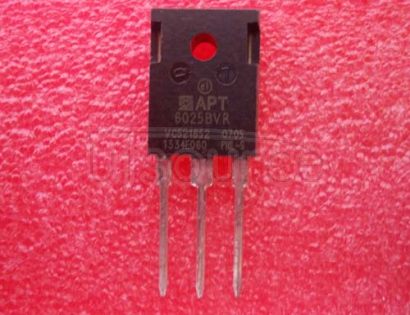 APT6025BVR Power MOS V is a new generation of high voltage N-Channel enhancement mode power MOSFETs.