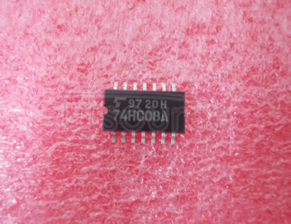 74HC08AF Quad 2-input AND gate - Description: Quad 2-Input AND Gate <br/> Logic switching levels: CMOS <br/> Number of pins: 14 <br/> Output drive capability: +/- 5.2 mA <br/> Power dissipation considerations: Low Power or Battery Applications <br/> Propagation delay: 7@5V ns<br/> Voltage: 2.0-6.0 V