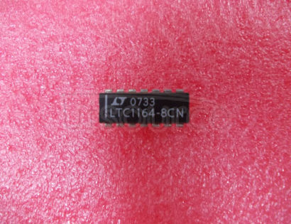 LTC1164-8CN Ultraselective, Low Power 8th Order Elliptic Bandpass Filter with Adjustable Gain