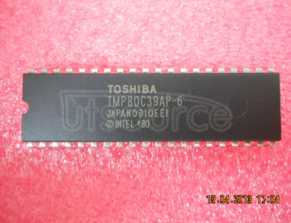 TMP80C39AP-6 CMOS 8-Bit SINGLE-CHIP MICROCOMPUTER (TLCS-48C)