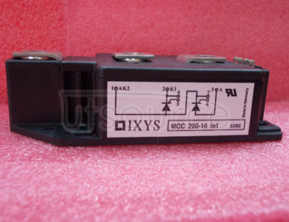 MCC220-16IO1 Thyristor Modules Thyristor/Diode Modules MCC220-16IO1 Thyristor Modules Thyristor/Diode Modules