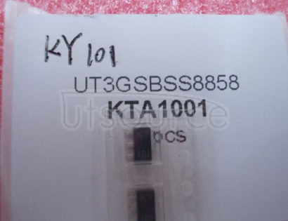 KTA1001 Small Signal Bipolar Transistor, 3A I(C), 20V V(BR)CEO, 1-Element, PNP, Silicon, SOT-89, 3 PIN