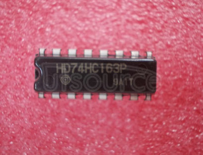 74HC163P Presettable synchronous 4-bit binary counter<br/> synchronous reset