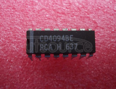 CD4094BE CMOS 8-STAGE SHIFT-AND-STORE BUS REGISTER