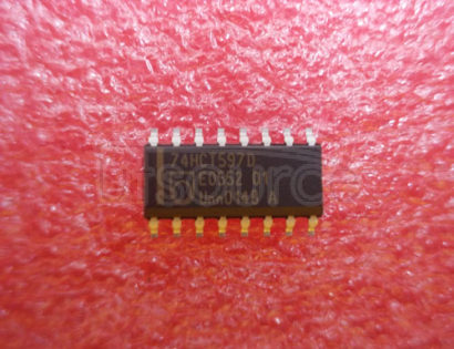 74HCT597D 8-bit shift register with input flip-flops