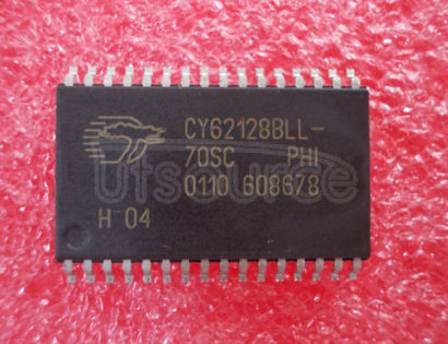 CY62128BLL-70SC Dual-Bit Dual Supply Transceiver with Configurable Voltage Translation and 3-State Outputs 8-SM8 -40 to 85