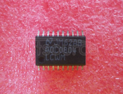 ADC0804LCWM ADC, Successive Approximation, 8-Bit, 1 Func, 1 Channel, Parallel, 8 Bits Access, CMOS, PDSO20