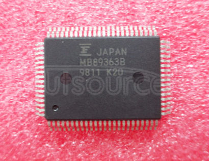 MB89363-PF-G-BND 8-bit   Proprietary   Microcontrollers   F2MC-8L   MB89051   Series