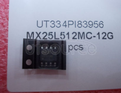 MX25L512MC-12G 512K-BIT  [x 1]  CMOS   SERIAL   FLASH