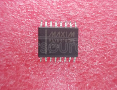 MAX691ACWE Microprocessor Supervisory Circuits
The MAX691A/MAX693A/MAX800L/MAX800M microprocessor (μP) supervisory circuits are pin-compatible upgrades to the MAX691, MAX693, and MAX695. They improve performance with 30μA supply current, 200ms typ reset active delay on power-up, and 6ns chip-enable propagation delay. Features include write protection of CMOS RAM or EEPROM, separate watchdog outputs, backup-battery switchover, and a RESET-bar output that is valid with VCC down to 1V. The MAX691A/MAX800L have a 4.65V typical reset-threshold voltage, and the MAX693A/MAX800M\'s reset threshold is 4.4V typ