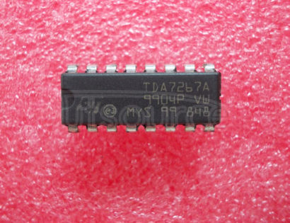 TDA7267A 3W MONO Amplifier TDA7267A 3W MONO Amplifier