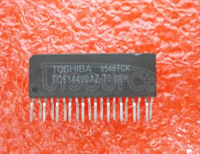 TC514400AZ-70 IC 1M X 4 FAST PAGE DRAM, 70 ns, PZIP20, 0.400 INCH, PLASTIC, ZIP-20, Dynamic RAM