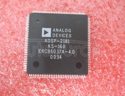 ADSP-2181KS-160 16-bit, 40 Mips, 5v, 2 Serial Ports, Host Port, 80 KB RAM
