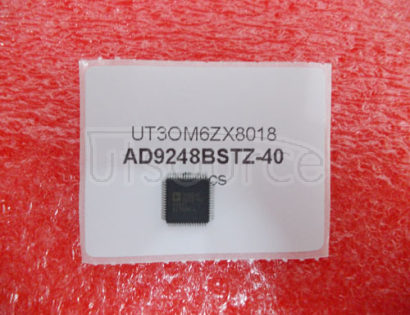 AD9248BSTZ-40 Dual 14-Bit, 20/40/65 MSPS, 3 V Analog-to-Digital Converter<br/> Package: LQFP 7x7mm<br/> No of Pins: 64<br/> Temperature Range: Industrial