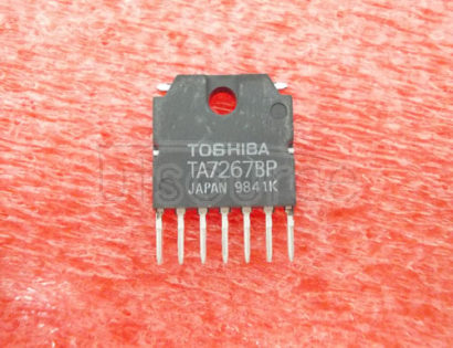 TA7267BP IC BRUSH DC MOTOR CONTROLLER, 3 A, PSFM7, 2.54 MM PITCH, PLASTIC, HSIP-7, Motion Control Electronics
