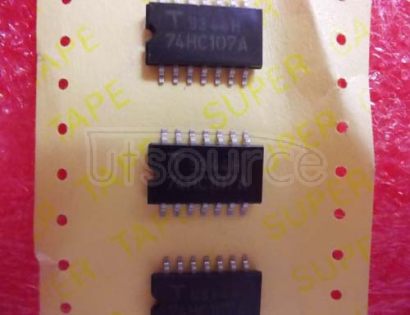 TC74HC107AF IC HC/UH SERIES, DUAL NEGATIVE EDGE TRIGGERED J-K FLIP-FLOP, COMPLEMENTARY OUTPUT, PDSO14, 0.300 INCH, 1.27 MM PITCH, PLASTIC, SOP-14, FF/Latch