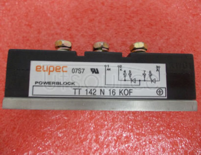 TT142N16KOF SCR / Diode Modules up to 1800V SCR / SCR Phase Control