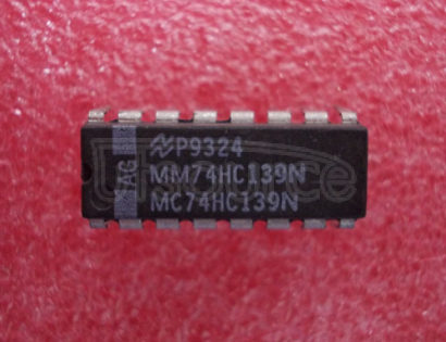 MM74HC139N Dual 2-To-4 Line Decoder