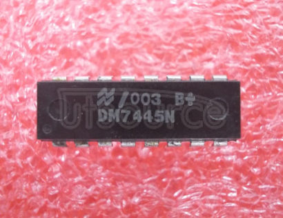 DM7445N BCD to Decimal Decoder/Driver IC 16-DIP