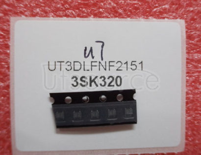 3SK320 TRANSISTOR UHF BAND, GaAs, N-CHANNEL, RF SMALL SIGNAL, MESFET, 2-2K1B, 4 PIN, FET RF Small Signal