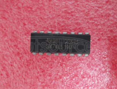 SN74LS190N SYNCHRONOUS UP/DOWN COUNTERS WITH DOWN/UP MODE CONTROL SN74LS190N SYNCHRONOUS UP/DOWN COUNTERS WITH DOWN/UP MODE CONTROL