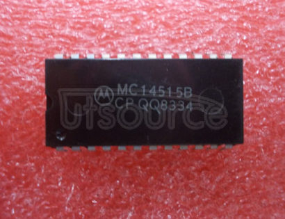 MC14515BCP 4-Bit Transparent Latch/4-to-16 Line Decoder