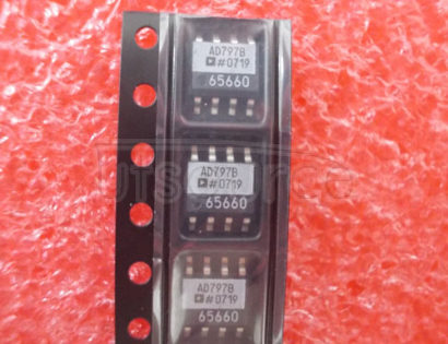 AD797BRZ Ultralow Distortion, Ultralow Noise Op Amp<br/> Package: SOIC<br/> No of Pins: 8<br/> Temperature Range: Industrial