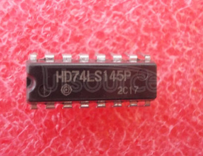 HD74LS145P Logic IC<br/> Function: BCD-to-Decimal Decoder/Driver with 15V outputs<br/> Package: DIP