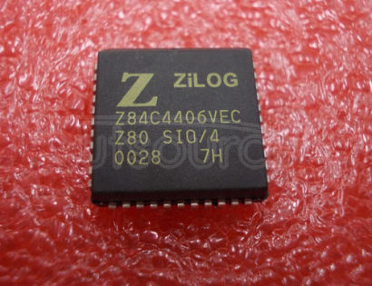 Z84C4406VEC Core / Cpu Used  = Z80 <br/><br/> External Memory  = -- <br/><br/> Speed  = 6, 8, 10 <br/><br/> I/O  = N/s <br/><br/> Timers  = no <br/><br/> Communications Controller  = Sio <br/><br/> Other Features  = Sio <br/><br/>