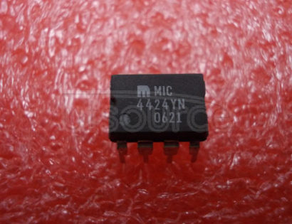 MIC4424YN MOSFET Driver IC<br/> MOSFET Driver Type:Dual Drivers, Low Side Non-Inverting<br/> Peak Output High Current, Ioh:3A<br/> Rise Time:23ns<br/> Fall Time:25ns<br/> Load Capacitance:1800pF<br/> Package/Case:8-DIP<br/> Number of Drivers:2<br/> Supply Voltage Max:18V